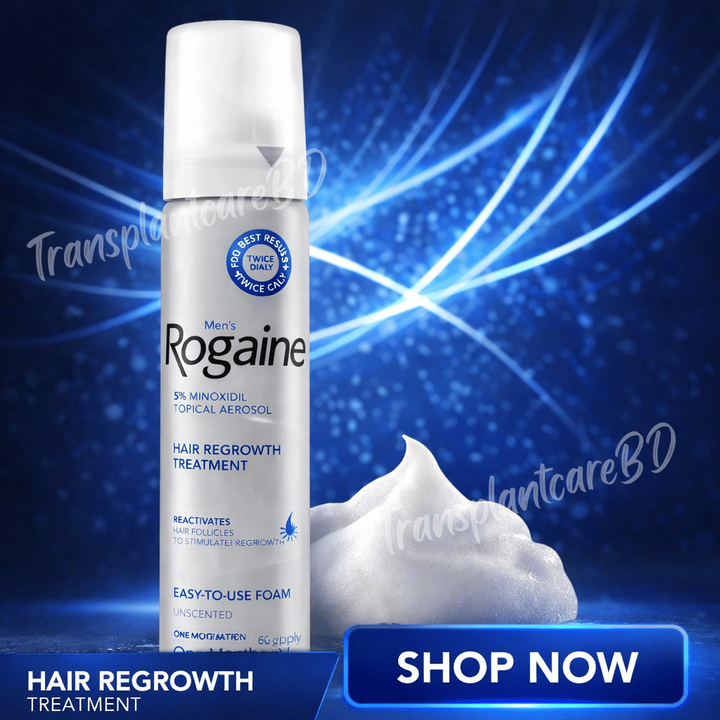 Rogaine 5% Minoxidil Foam for Hair Regrowth - 1 Month Supply