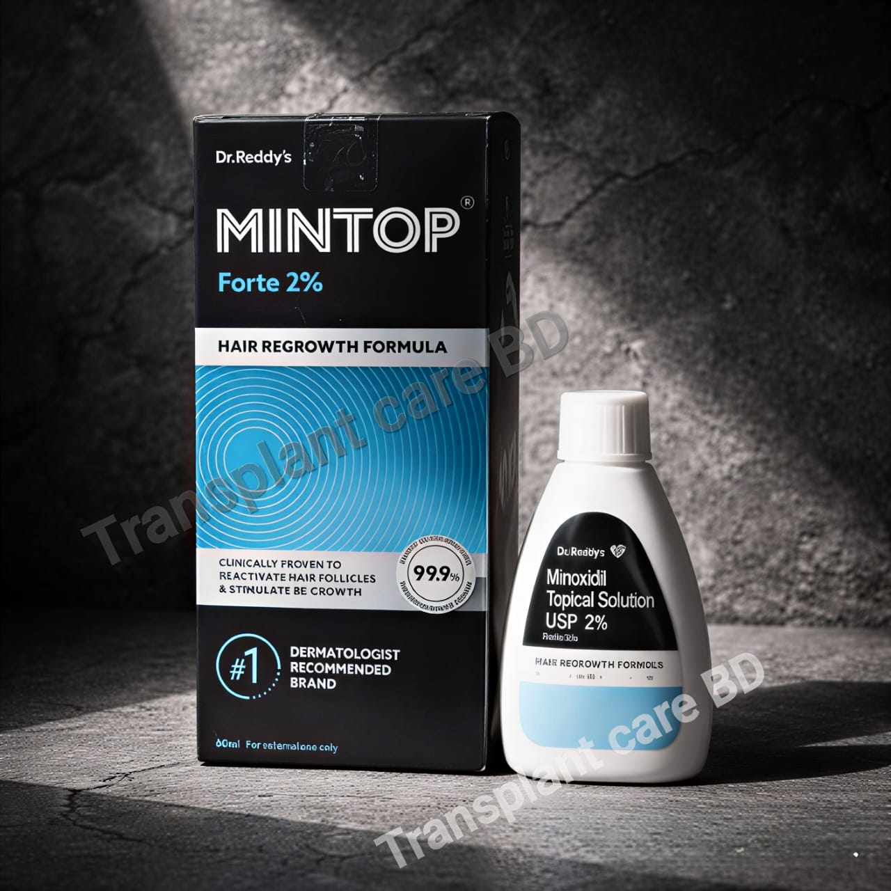 Dr. Reddy’s Mintop Forte 2% Minoxidil – Hair Regrowth & Density Solution – 60ml in Bangladesh