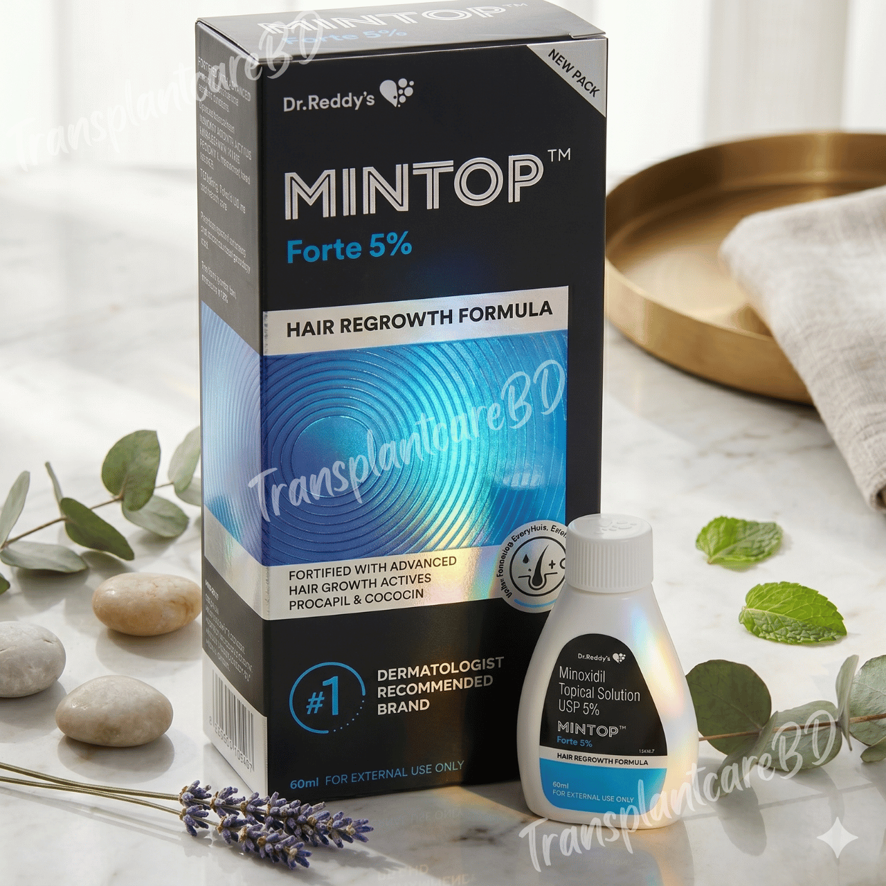 Dr. Reddy’s Mintop 5% Minoxidil Hair Regrowth Solution – 60ml