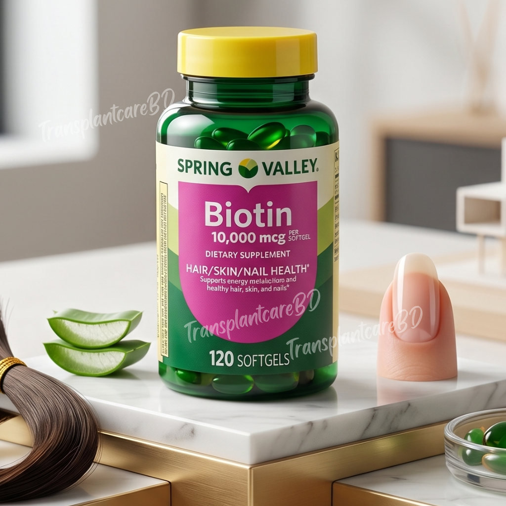 Spring Valley Biotin 10,000 mcg (120 Softgels)