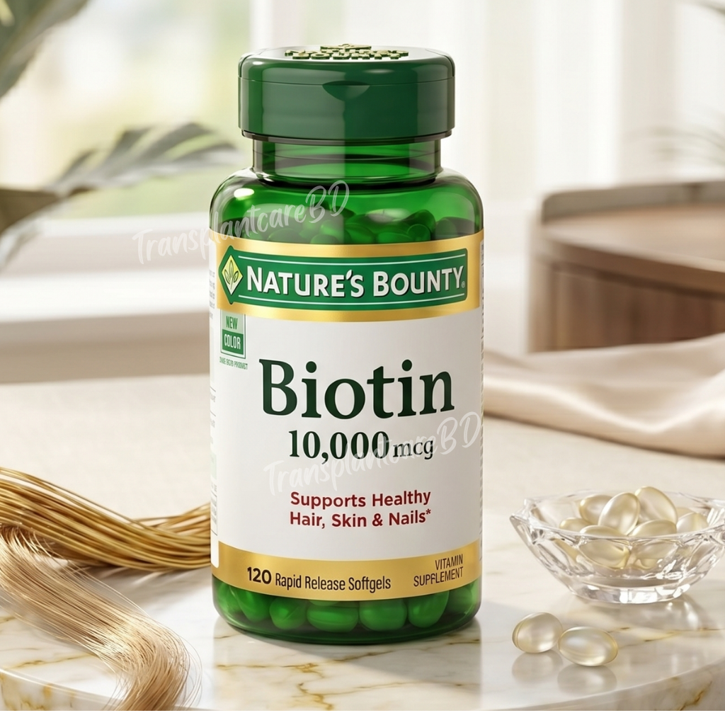 Nature's Bounty Biotin 10,000 mcg (120 Softgels)